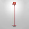 Minimalist Modern Green Barrel Metal Floor Lamp Image - 8