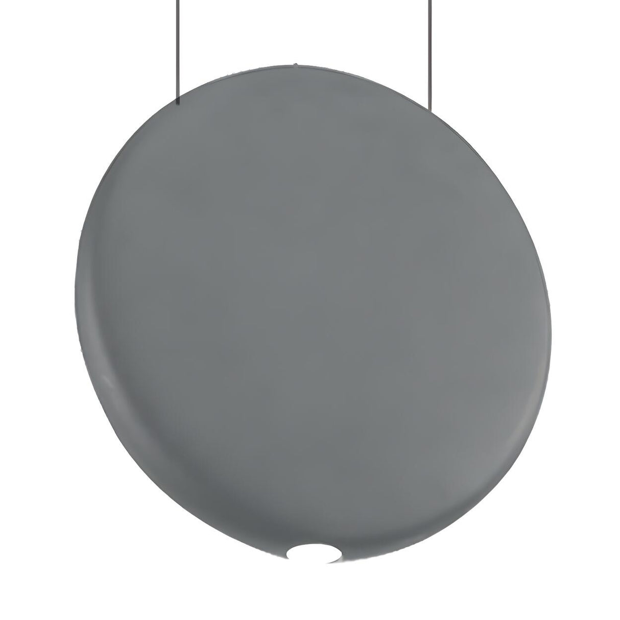 Minimalist Modern LED Resin Black Disc Pendant Light Image - 9