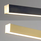 Minimalist Modern Linear Black LED Island Pendant Light Image - 8