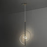 Minimalist Multiple Geometric Metal Bedroom Pendant Light Image - 11