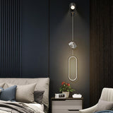 Minimalist Multiple Geometric Metal Bedroom Pendant Light Image - 6