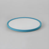 Minimalist Pink Circular LED Flush Mount Ceiling Light Image - 16