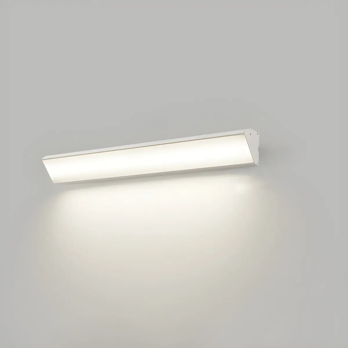 Minimalist Rectangle Metal LED Outdoor Wall Light White Image - 12