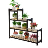 Minimalist Rectangle Wood Crate Plant Stands White Image - 10