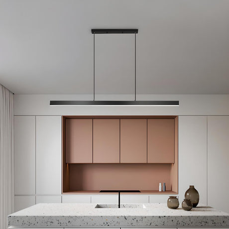 Minimalist Rectangular LED Island Ceiling Light Image - 1