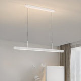 Minimalist Rectangular LED Island Ceiling Light Image - 4