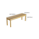 Minimalist Rectangular Pine Drawers Double Writing Desk #size