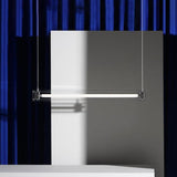 Minimalist Rectangular Sliver Island Pendant Light Image - 1