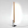 Minimalist Rectangular Wooden LED Modern Floor Lamp Image - 4