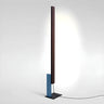 Minimalist Rectangular Wooden LED Modern Floor Lamp Image - 7