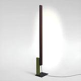 Minimalist Rectangular Wooden LED Modern Floor Lamp Image - 8