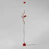 Minimalist Red Cylinder Adjustable Line pendant light Image - 4