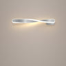 Minimalist Rotating Wave Metal LED Vanity Wall Light  Image - 14