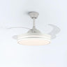 Minimalist Round 4 Blade Modern Ceiling Fan with Light Image - 6