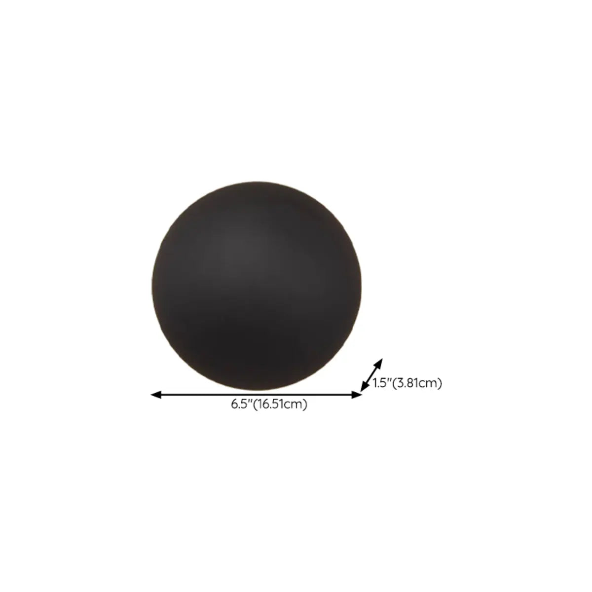 Minimalist Round Outdoor Ambience Wall Light Black Image - 17