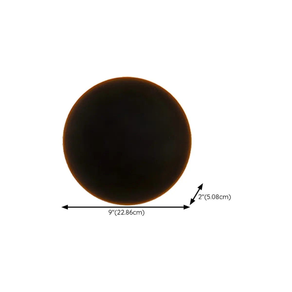 Minimalist Round Outdoor Ambience Wall Light Black Image - 20