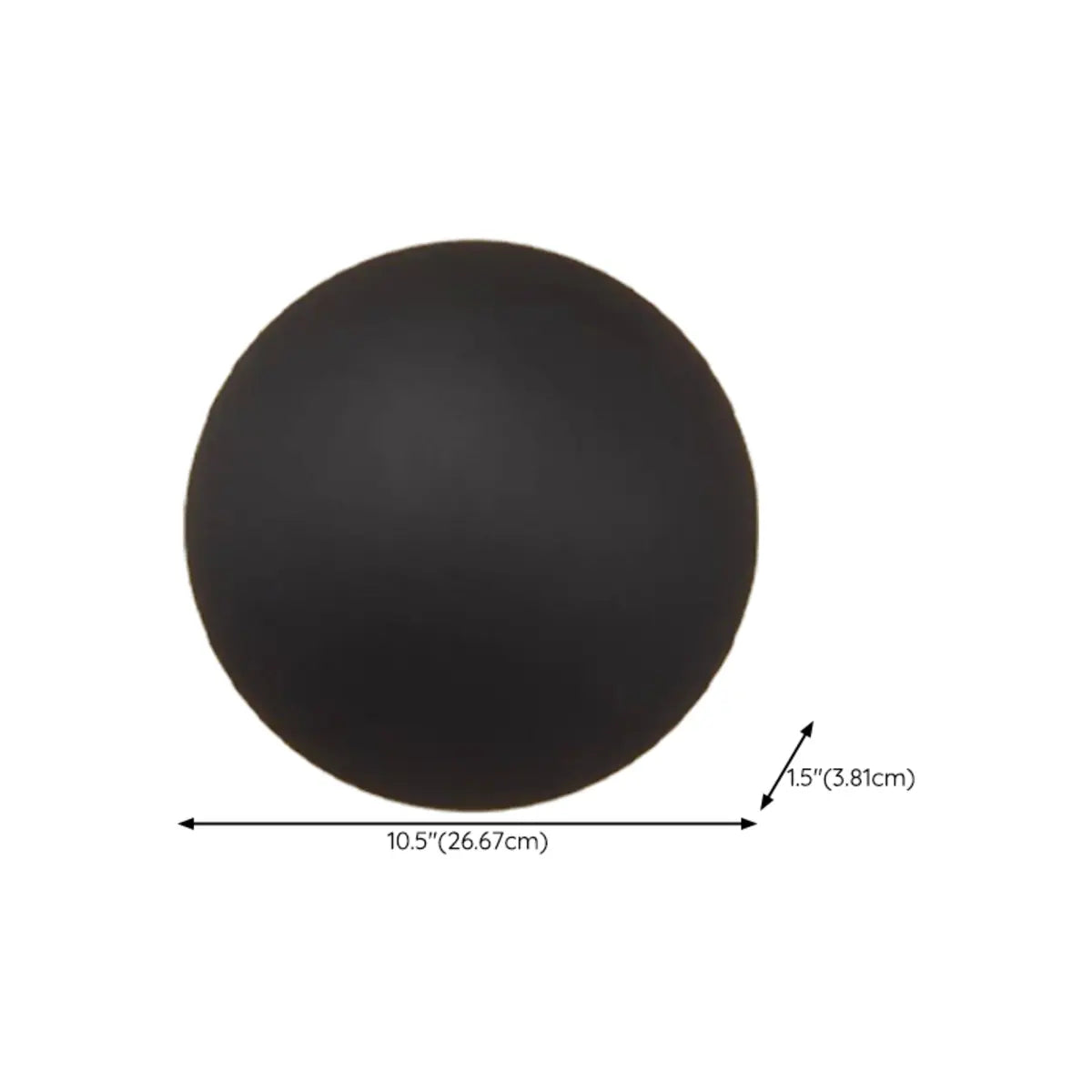 Minimalist Round Outdoor Ambience Wall Light Black Image - 21