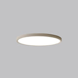 Minimalist Round White LED Flush Mount Light Image - 10