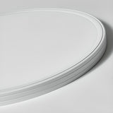 Minimalist Round White LED Flush Mount Light Image - 18