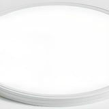 Minimalist Round White LED Flush Mount Light Image - 20