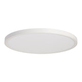 Minimalist Round White LED Flush Mount Light Image - 5