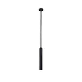 Minimalist Sleek Black Linear Bedroom Pendant Light Image - 6