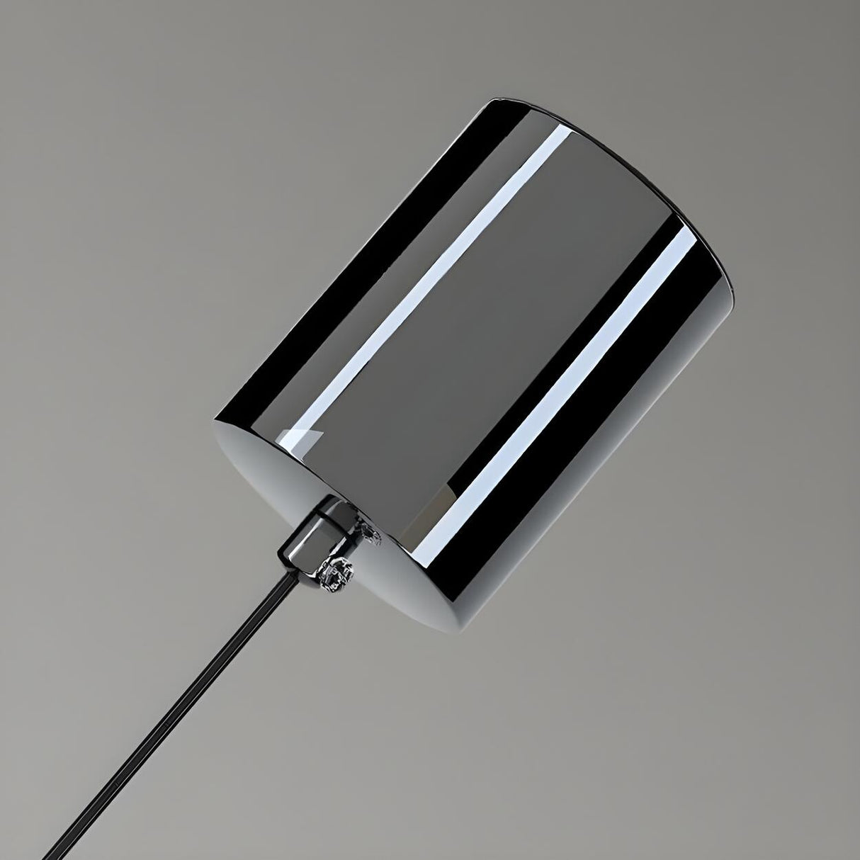 Minimalist Slim Black Dual Tube Acrylic Bedroom Pendant Light Image - 15