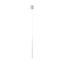 Minimalist Slim Black Dual Tube Acrylic Bedroom Pendant Light Image - 6