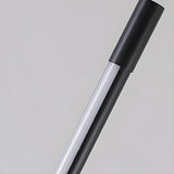 Minimalist Slim Black Linear Metal LED Floor Lamp Image - 12