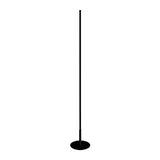 Minimalist Slim Black Linear Metal LED Floor Lamp Image - 6