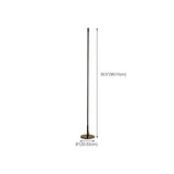 Minimalist Slim LED Gold Linear Metal Floor Lamp #size