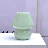 Minimalist Small White Ceramic Atmosphere Table Lamp Image - 9