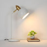 Minimalist Spherical Shade Metal Bedside Table Lamp Image - 10