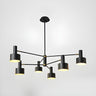 Minimalist Sputnik Cylinder Metal Pendant Light Chandelier Image - 1