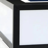 Minimalist Square Aluminum Outdoor Garden Table Lamp Image - 9