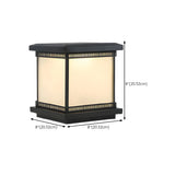 Minimalist Square Lantern Metal Outdoor Table Lamp Image - 16