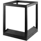 Minimalist Square Metal Frame Cube Outdoor Table Lamp Image - 6