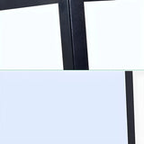 Minimalist Square Metal Outdoor Black LED Column Light Image - 9