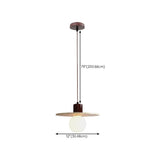 Minimalist Stone Cylinder DIsc Pendant Light Flexible Length Image - 24