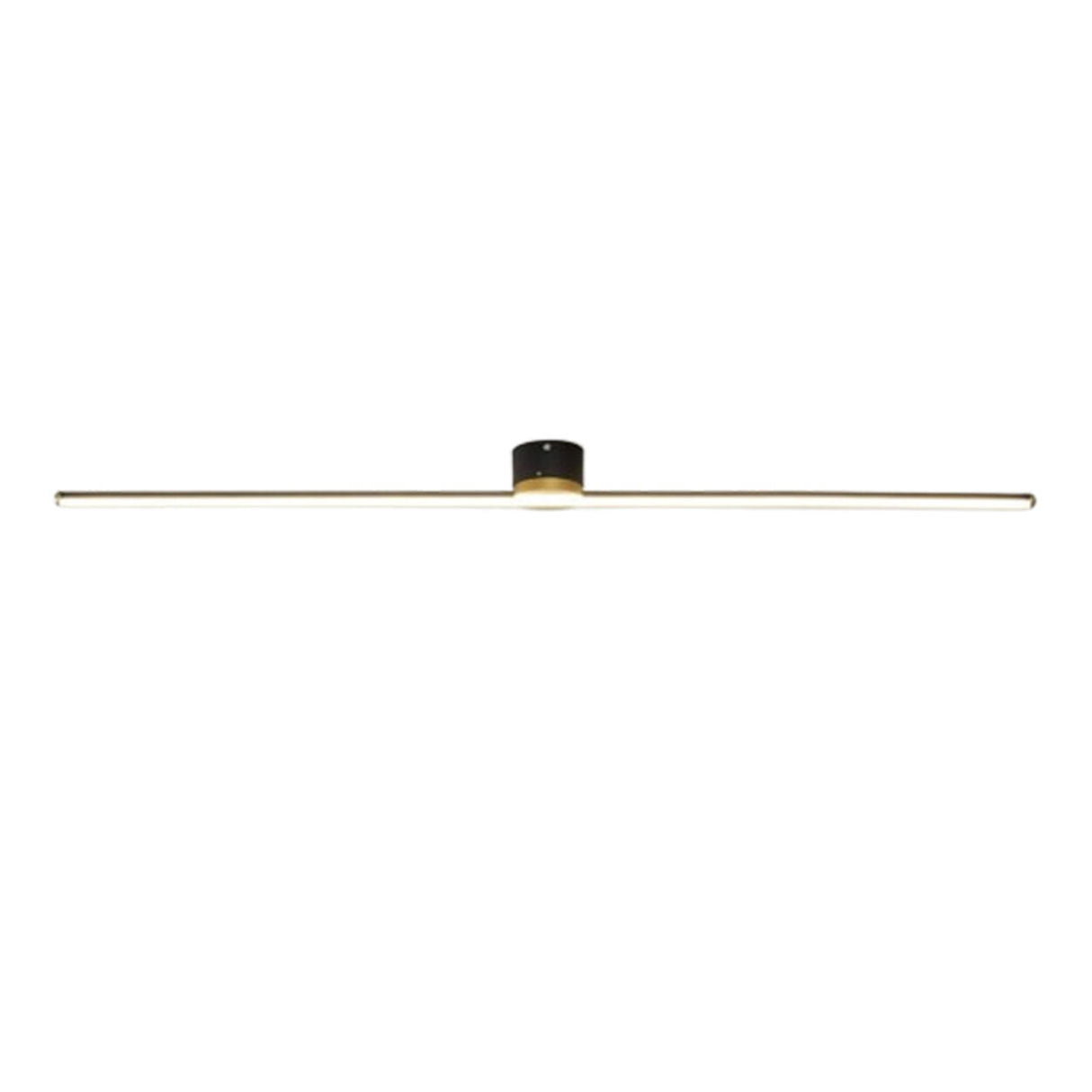 Minimalist Strip Linear LED Semi-Flush Mount Light Image - 10