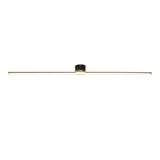 Minimalist Strip Linear LED Semi-Flush Mount Light Image - 10