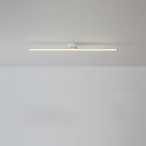 Minimalist Strip Linear LED Semi-Flush Mount Light Image - 11