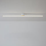 Minimalist Strip Linear LED Semi-Flush Mount Light Image - 15