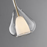 Minimalist Teardrop Clear Glass Pendant Light Image - 10