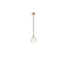 Minimalist Teardrop Clear Glass Pendant Light Image - 3