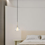 Minimalist Teardrop Clear Glass Pendant Light Image - 4