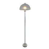 Minimalist Transparent Glass Dome LED Floor Lamp Image - 5