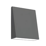 Minimalist Triangle Black Metal Outdoor LED Wall Light Image - 5