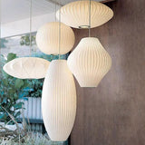 Minimalist Trio Fabric Geometric Living Room Pendant Light Image - 6