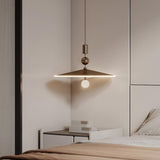 Minimalist UFO Metal Bedroom Pendant Light Flexible Length Image - 3